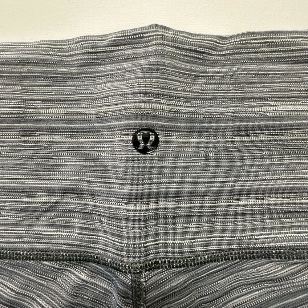 Lululemon Athletica Gray Leggings High-Waisted Stretch